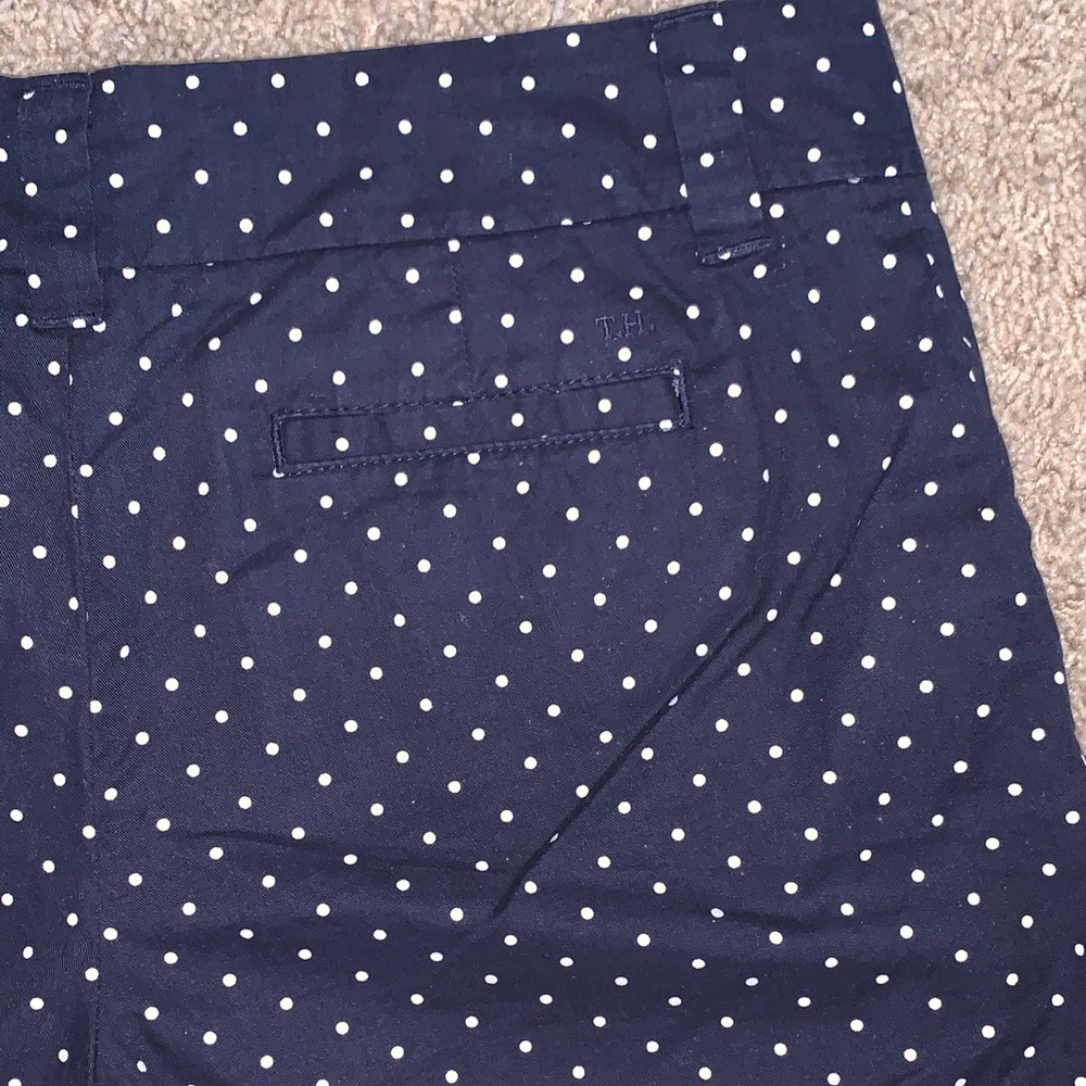Tommy Hilfiger Women’s Navy Blue Polka Dot Summer Shorts Size 8 - Picture 7 of 8